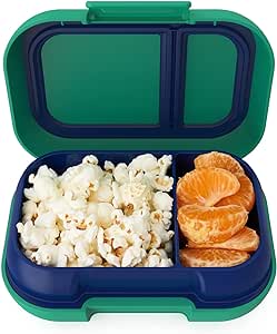 Bentgo Kid's Leak-Proof Snack Container - Green/Royal