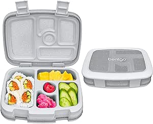 Bentgo Kid's Print Leak-Proof Bento Lunch Box - Silver Glitter