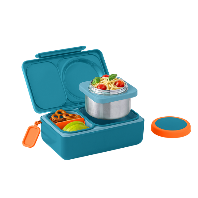 Omie Omieboxup Hot & Cold Bento Lunch Box - Teal Green