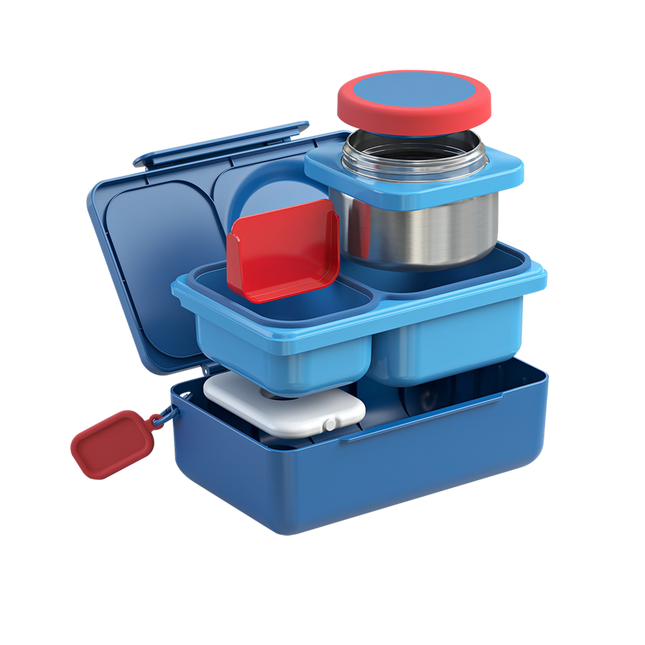 Omie Omieboxup Hot & Cold Bento Lunch Box - Cosmic Blue