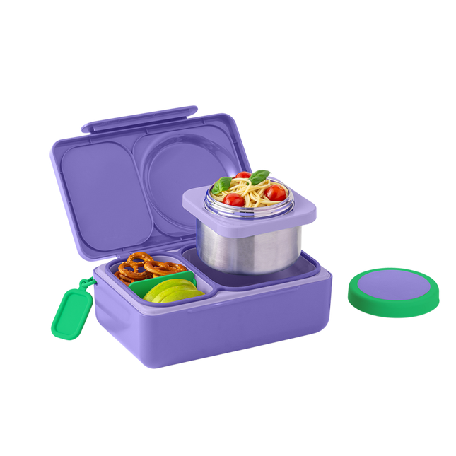 Omie Omieboxup Hot & Cold Bento Lunch Box - Galaxy Purple