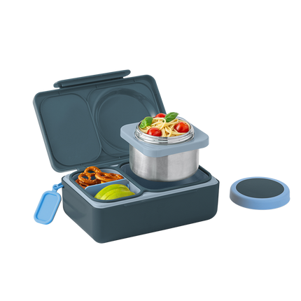 Omie Omieboxup Hot & Cold Bento Lunch Box - Graphite