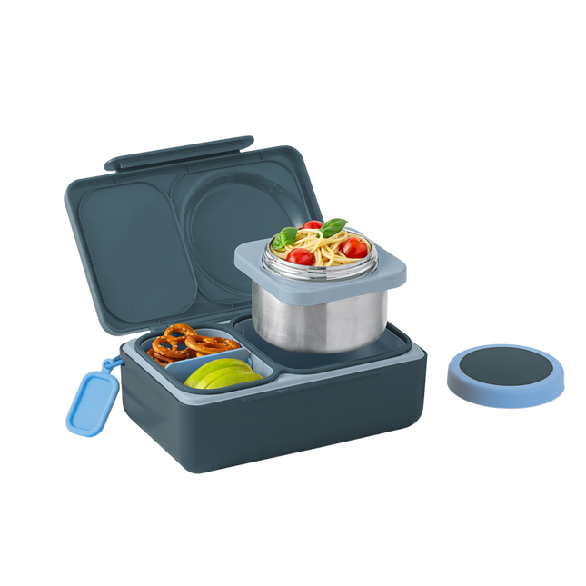 Omie Omieboxup Hot & Cold Bento Lunch Box - Graphite