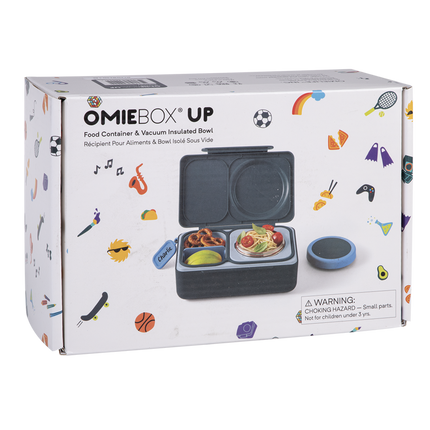Omie Omieboxup Hot & Cold Bento Lunch Box - Graphite