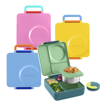 Omie Omiebox Hot & Cold Bento Box - Pink Berry