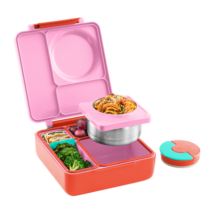 Omie Omiebox Hot & Cold Bento Box - Pink Berry