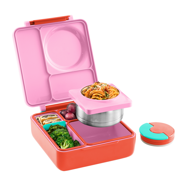 Omie Omiebox Hot & Cold Bento Box - Pink Berry