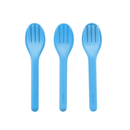 Omie 6 Piece Utensil Fork & Spoon Set For Kid's Lunch Boxes