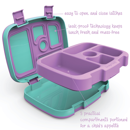 Bentgo Kid's Print Leak-Proof Bento Lunch Box - Mermaid Scales