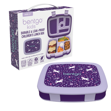 Bentgo Kid's Print Leak-Proof Bento Lunch Box - Unicorns