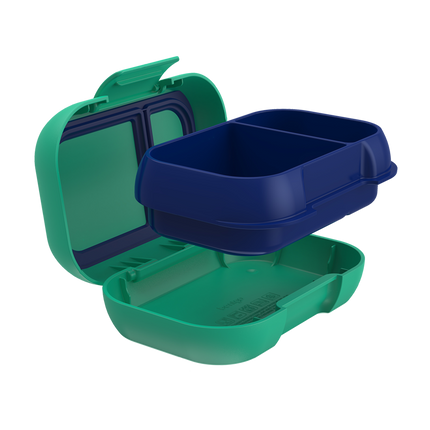Bentgo Kid's Leak-Proof Snack Container - Green/Royal
