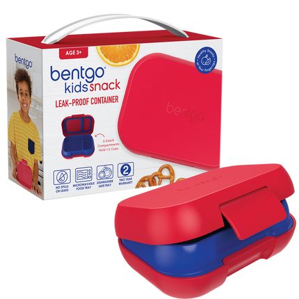 Bentgo Kid's Leak-Proof Snack Container - Red/Royal