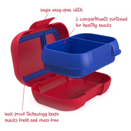 Bentgo Kid's Leak-Proof Snack Container - Red/Royal