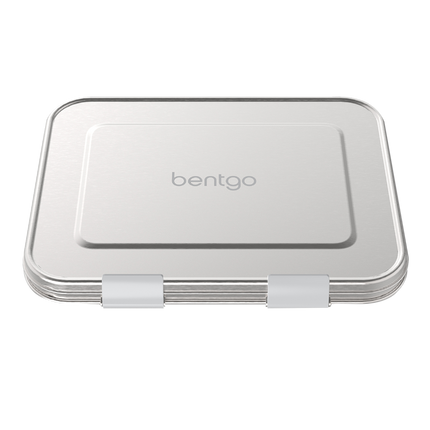 Bentgo Kid's Stainless Steel Leak-Resistant Bento Lunch Box - Silver