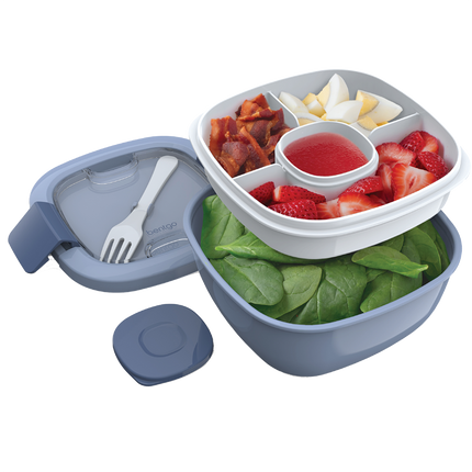Bentgo All-In-One Salad Container - Slate