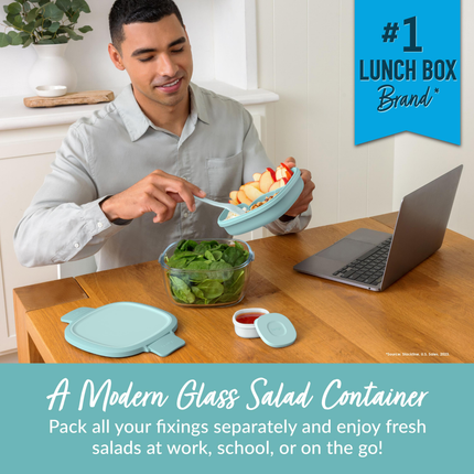 Bentgo All In One Glass Salad Container - Lavender