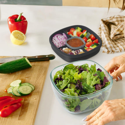Bentgo All In One Glass Salad Container - Lavender