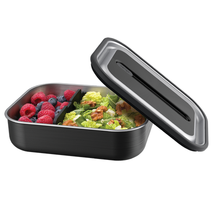 Bentgo Stainless Steel Leak-Proof Lunch Box 1200ml - Carbon Black