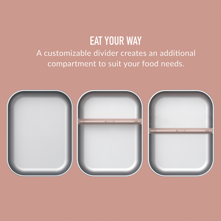 Bentgo Stainless Steel Leak-Proof Lunch Box 1200ml - Rose Gold