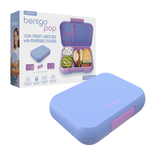 Bentgo Pop Lunch Box 5 Cups capacity  - Periwinkle/Pink