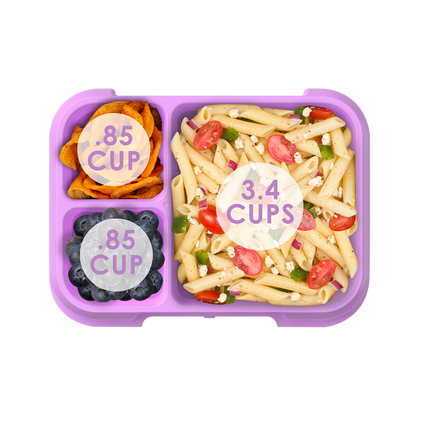 Bentgo Pop Lunch Box 5 Cups capacity  - Periwinkle/Pink