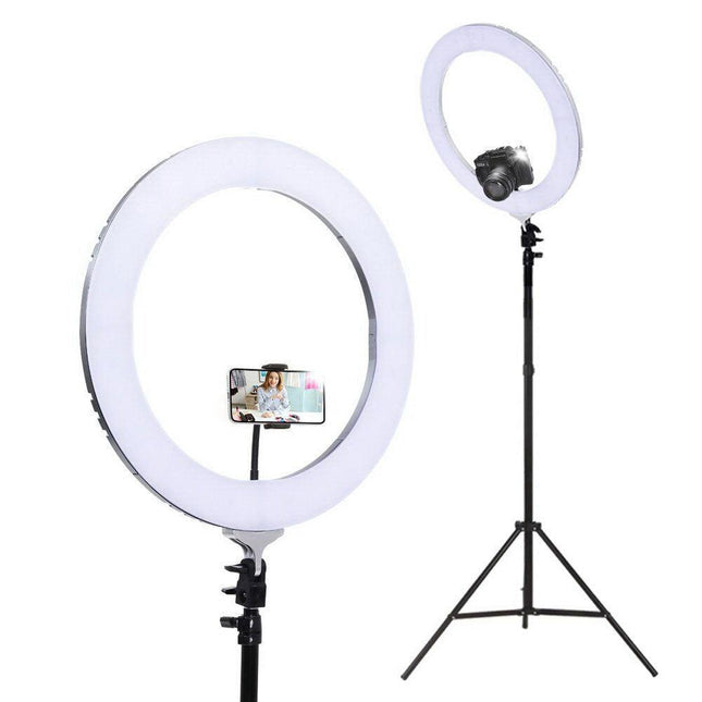 Embellir Ring Light 19" Tripod Stand Silver - avokado