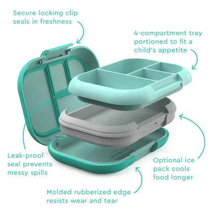 Bentgo Kid's Chill Leak-Proof Bento Lunch Box - Aqua